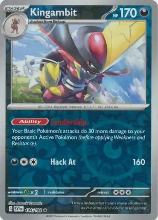 Kingambit 134/198 (SV01: Scarlet & Violet Base Set)  - Reverse Holofoil | Good Games Morley