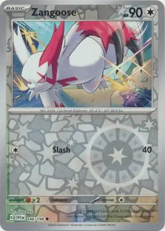 Zangoose 146/198 (SV01: Scarlet & Violet Base Set)  - Reverse Holofoil | Good Games Morley
