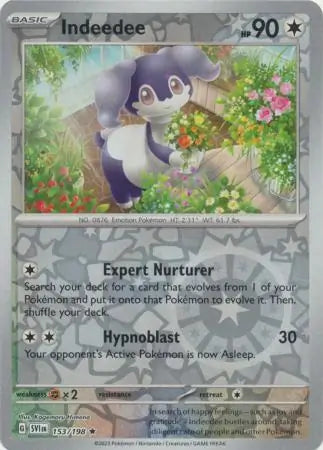 Indeedee 153/198 (SV01: Scarlet & Violet Base Set)  - Reverse Holofoil | Good Games Morley