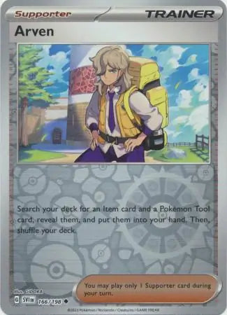 Arven 166/198 (SV01: Scarlet & Violet Base Set)  - Reverse Holofoil | Good Games Morley