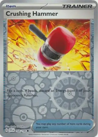 Crushing Hammer 168/198 (SV01: Scarlet & Violet Base Set)  - Reverse Holofoil | Good Games Morley