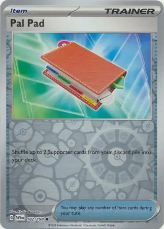 Pal Pad 182/198 (SV01: Scarlet & Violet Base Set)  - Reverse Holofoil | Good Games Morley