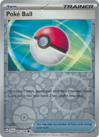 Poke Ball 185/198 (SV01: Scarlet & Violet Base Set)  - Reverse Holofoil | Good Games Morley
