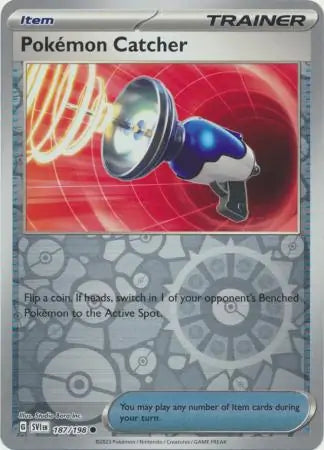 Pokemon Catcher 187/198 (SV01: Scarlet & Violet Base Set)  - Reverse Holofoil | Good Games Morley