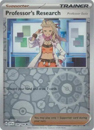 Professors Research Professor Sada 189 198 189/198 (SV01: Scarlet & Violet Base Set)  - Reverse Holofoil | Good Games Morley