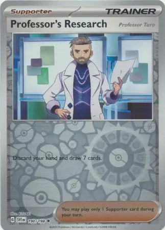 Professors Research Professor Turo 190 198 190/198 (SV01: Scarlet & Violet Base Set)  - Reverse Holofoil | Good Games Morley