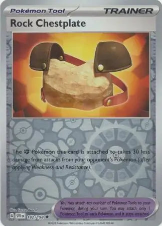Rock Chestplate 192/198 (SV01: Scarlet & Violet Base Set)  - Reverse Holofoil | Good Games Morley