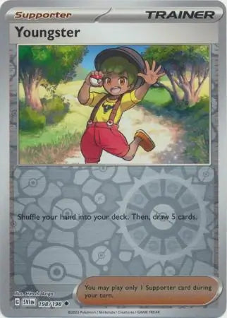 Youngster 198/198 (SV01: Scarlet & Violet Base Set)  - Reverse Holofoil | Good Games Morley