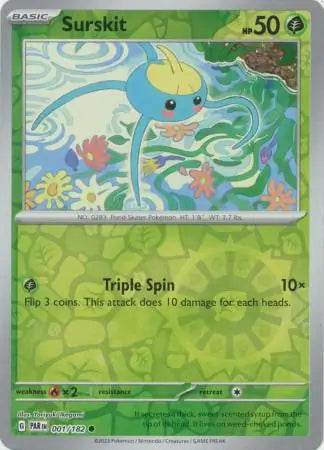 Surskit 001/182 (SV04: Paradox Rift)  - Reverse Holofoil | Good Games Morley