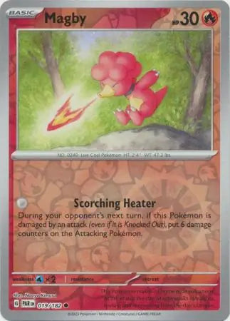 Magby 019/182 (SV04: Paradox Rift)  - Reverse Holofoil | Good Games Morley