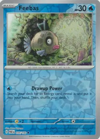 Feebas 035/182 (SV04: Paradox Rift)  - Reverse Holofoil | Good Games Morley