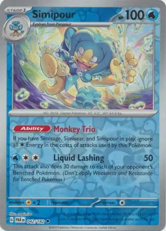 Simipour 042/182 (SV04: Paradox Rift)  - Reverse Holofoil | Good Games Morley
