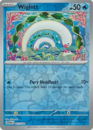 Wiglett 051/182 (SV04: Paradox Rift)  - Reverse Holofoil | Good Games Morley
