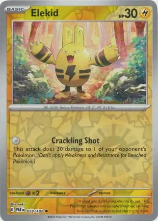 Elekid 059/182 (SV04: Paradox Rift)  - Reverse Holofoil | Good Games Morley