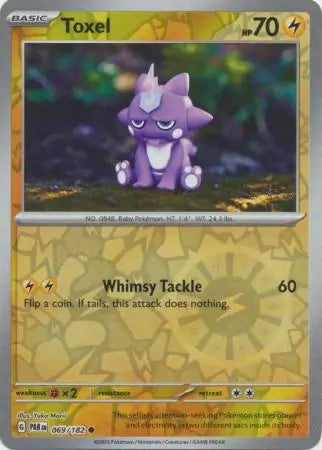 Toxel 069/182 (SV04: Paradox Rift)  - Reverse Holofoil | Good Games Morley