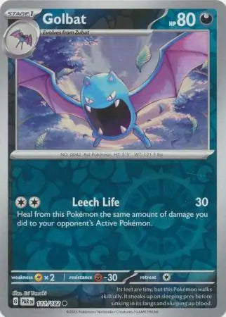 Golbat 111/182 (SV04: Paradox Rift)  - Reverse Holofoil | Good Games Morley