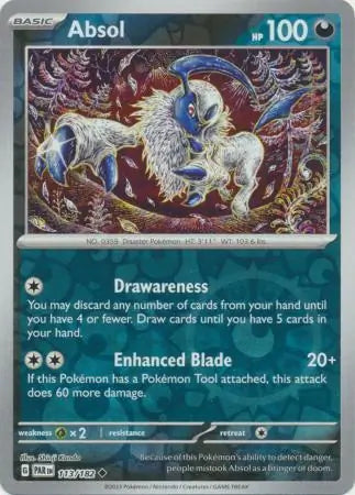 Absol 113/182 (SV04: Paradox Rift)  - Reverse Holofoil | Good Games Morley