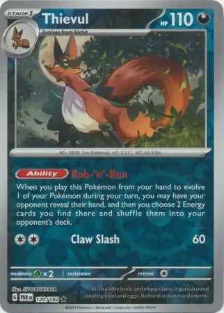 Thievul 120/182 (SV04: Paradox Rift)  - Reverse Holofoil | Good Games Morley