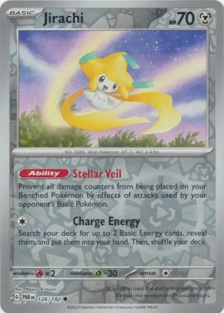 Jirachi 126/182 (SV04: Paradox Rift)  - Reverse Holofoil | Good Games Morley