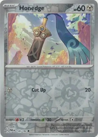 Honedge 130/182 (SV04: Paradox Rift)  - Reverse Holofoil | Good Games Morley