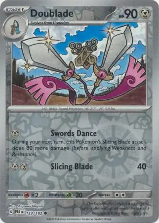 Doublade 133/182 (SV04: Paradox Rift)  - Reverse Holofoil | Good Games Morley