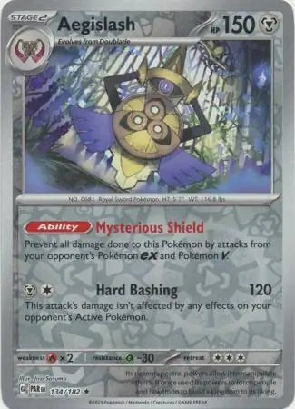 Aegislash 134/182 (SV04: Paradox Rift)  - Reverse Holofoil | Good Games Morley