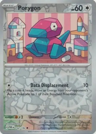Porygon 142/182 (SV04: Paradox Rift)  - Reverse Holofoil | Good Games Morley
