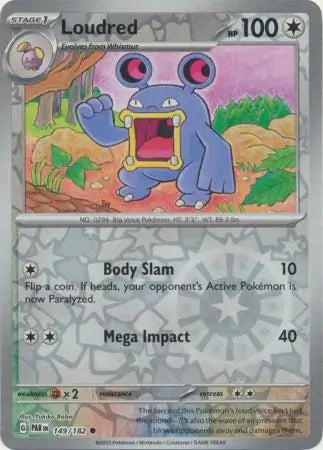 Loudred 149/182 (SV04: Paradox Rift)  - Reverse Holofoil | Good Games Morley