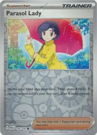 Parasol Lady 169/182 (SV04: Paradox Rift)  - Reverse Holofoil | Good Games Morley