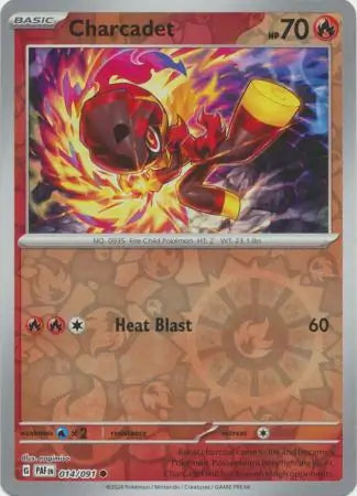 Charcadet 014/091 (SV: Paldean Fates)  - Reverse Holofoil | Good Games Morley
