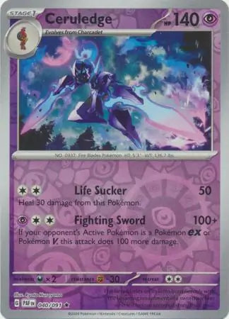 Ceruledge 040/091 (SV: Paldean Fates)  - Reverse Holofoil | Good Games Morley