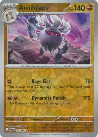 Annihilape 047/091 (SV: Paldean Fates)  - Reverse Holofoil | Good Games Morley