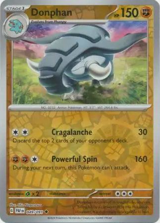 Donphan 049/091 (SV: Paldean Fates)  - Reverse Holofoil | Good Games Morley