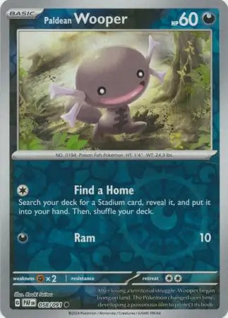 Paldean Wooper 058/091 (SV: Paldean Fates)  - Reverse Holofoil | Good Games Morley