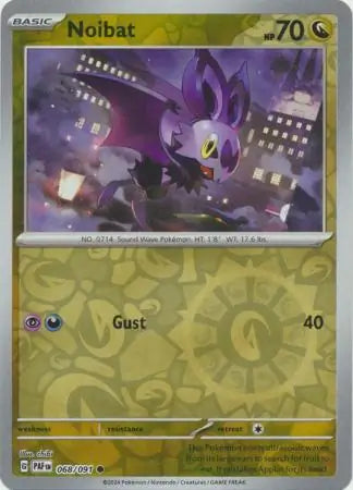 Noibat 068/091 (SV: Paldean Fates)  - Reverse Holofoil | Good Games Morley
