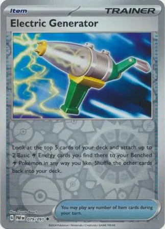 Electric Generator 079/091 (SV: Paldean Fates)  - Reverse Holofoil | Good Games Morley