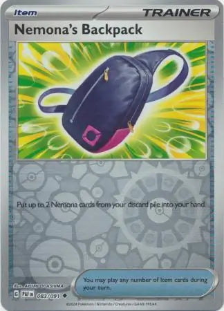 Nemonas Backpack 083/091 (SV: Paldean Fates)  - Reverse Holofoil | Good Games Morley