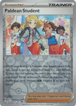 Paldean Student 085/091 (SV: Paldean Fates)  - Reverse Holofoil | Good Games Morley
