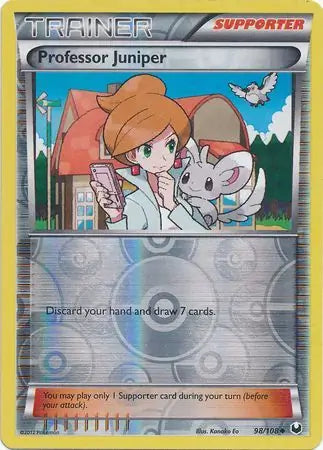 Professor Juniper 98/108 (Dark Explorers)  - Reverse Holofoil | Good Games Morley
