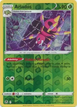 Ariados 004/195 (SWSH12: Silver Tempest)  - Reverse Holofoil | Good Games Morley