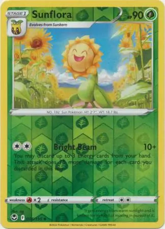 Sunflora 006/195 (SWSH12: Silver Tempest)  - Reverse Holofoil | Good Games Morley