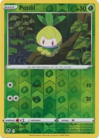 Petilil 009/195 (SWSH12: Silver Tempest)  - Reverse Holofoil | Good Games Morley