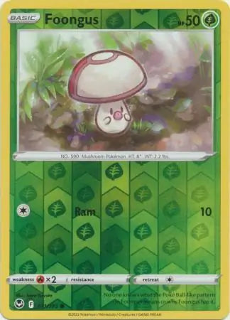 Foongus 011/195 (SWSH12: Silver Tempest)  - Reverse Holofoil | Good Games Morley