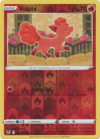 Vulpix 017/195 (SWSH12: Silver Tempest)  - Reverse Holofoil | Good Games Morley