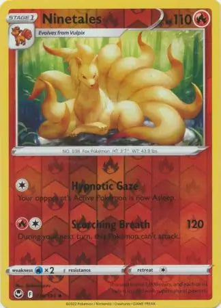 Ninetales 018/195 (SWSH12: Silver Tempest)  - Reverse Holofoil | Good Games Morley