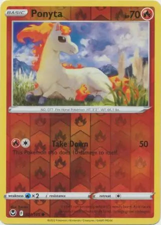 Ponyta 021/195 (SWSH12: Silver Tempest)  - Reverse Holofoil | Good Games Morley