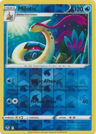 Milotic 040/195 (SWSH12: Silver Tempest)  - Reverse Holofoil | Good Games Morley