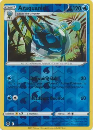 Araquanid 048/195 (SWSH12: Silver Tempest)  - Reverse Holofoil | Good Games Morley