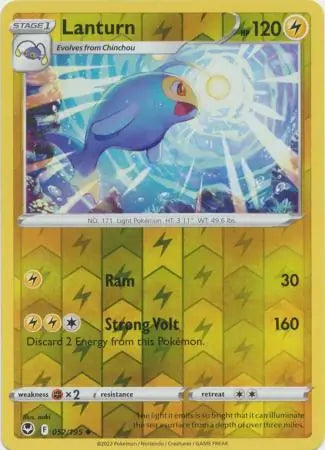 Lanturn 052/195 (SWSH12: Silver Tempest)  - Reverse Holofoil | Good Games Morley