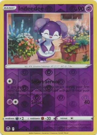Indeedee 086/195 (SWSH12: Silver Tempest)  - Reverse Holofoil | Good Games Morley